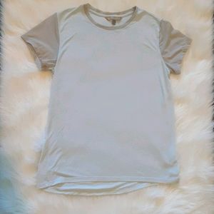 Athleta comfy blue gray t-shirt